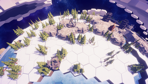 Snow island