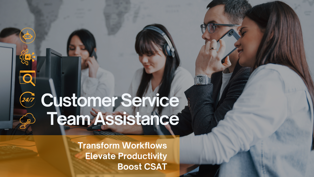Transform your organization's customer support service by instant, seamless support to your employees.