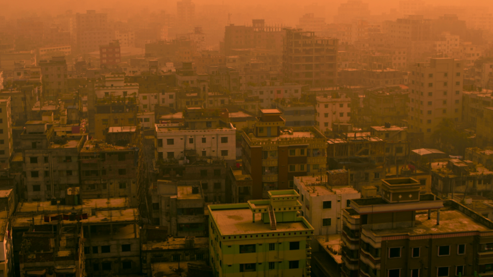 Dhaka - Slum Rooftop