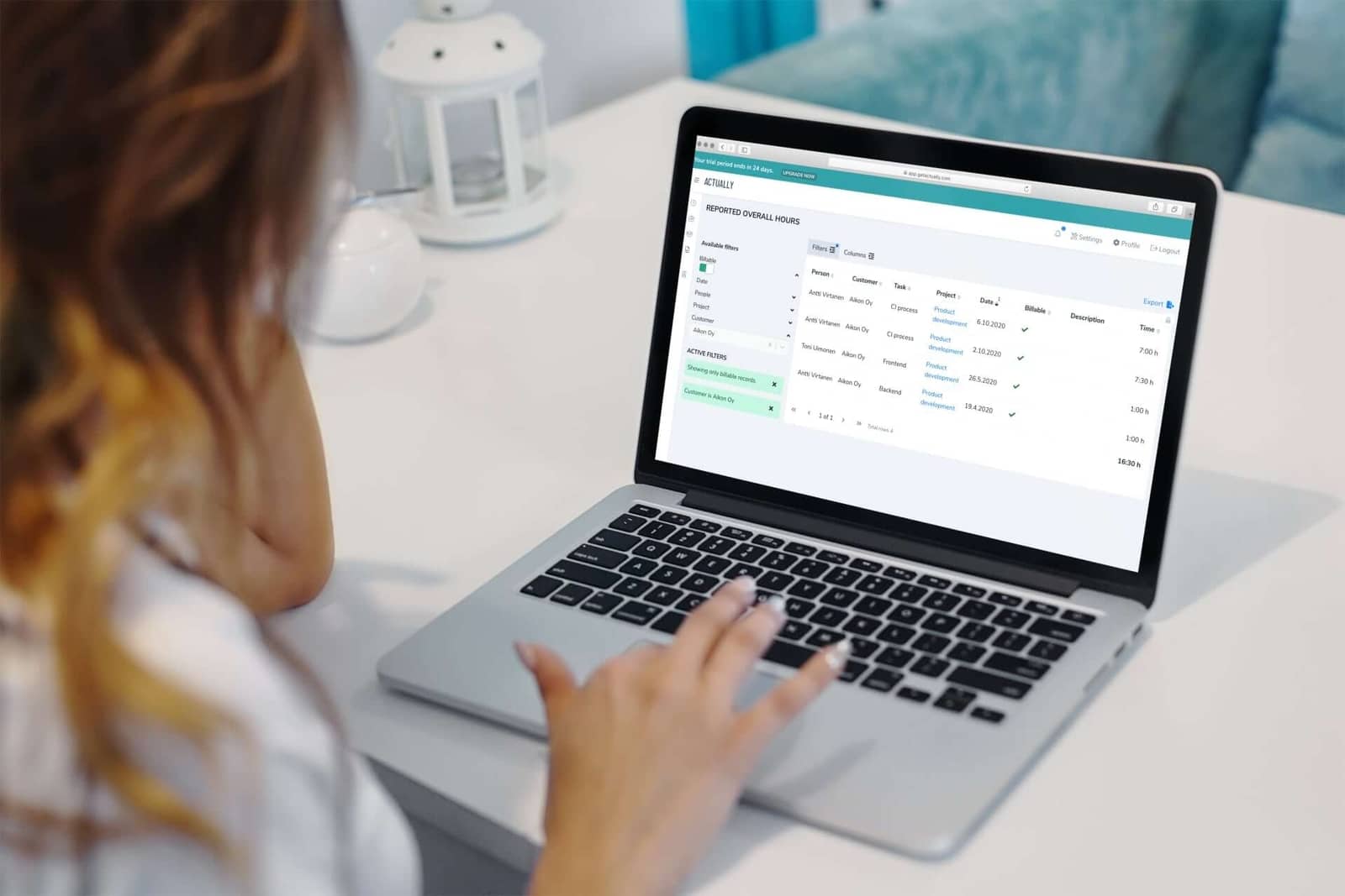 Actually Time Tracking Desktop App