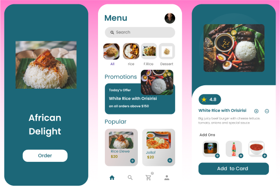 food App graphics