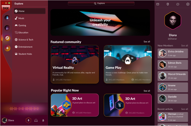 user interface