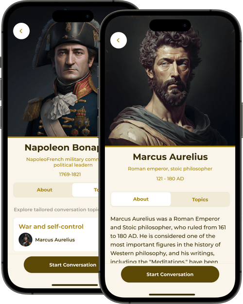Hello History Chat with AI Generated Historical Figures