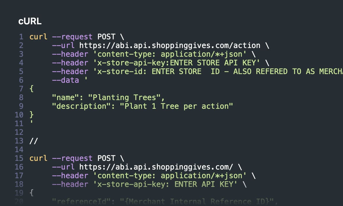 Targeted Giving Segments ShoppingGives
