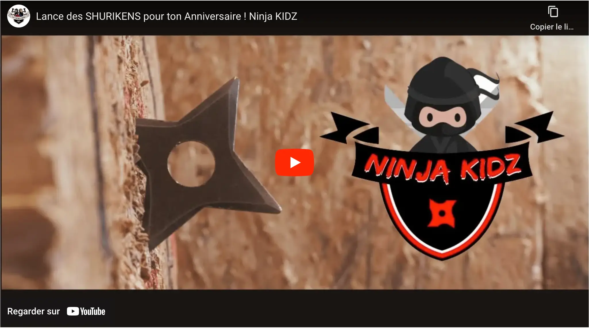 Ou fêter un anniversaire enfant ? NINJA KIDZ Rennes