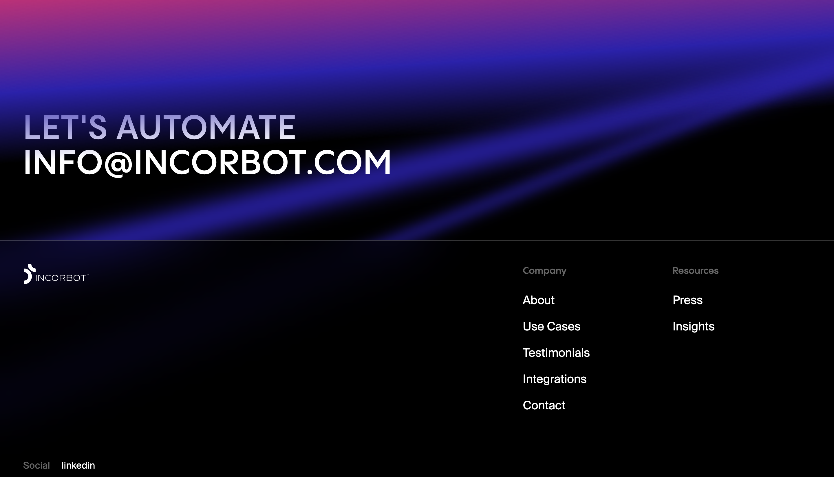 INCORBOT | AUTOMATION SERVICES