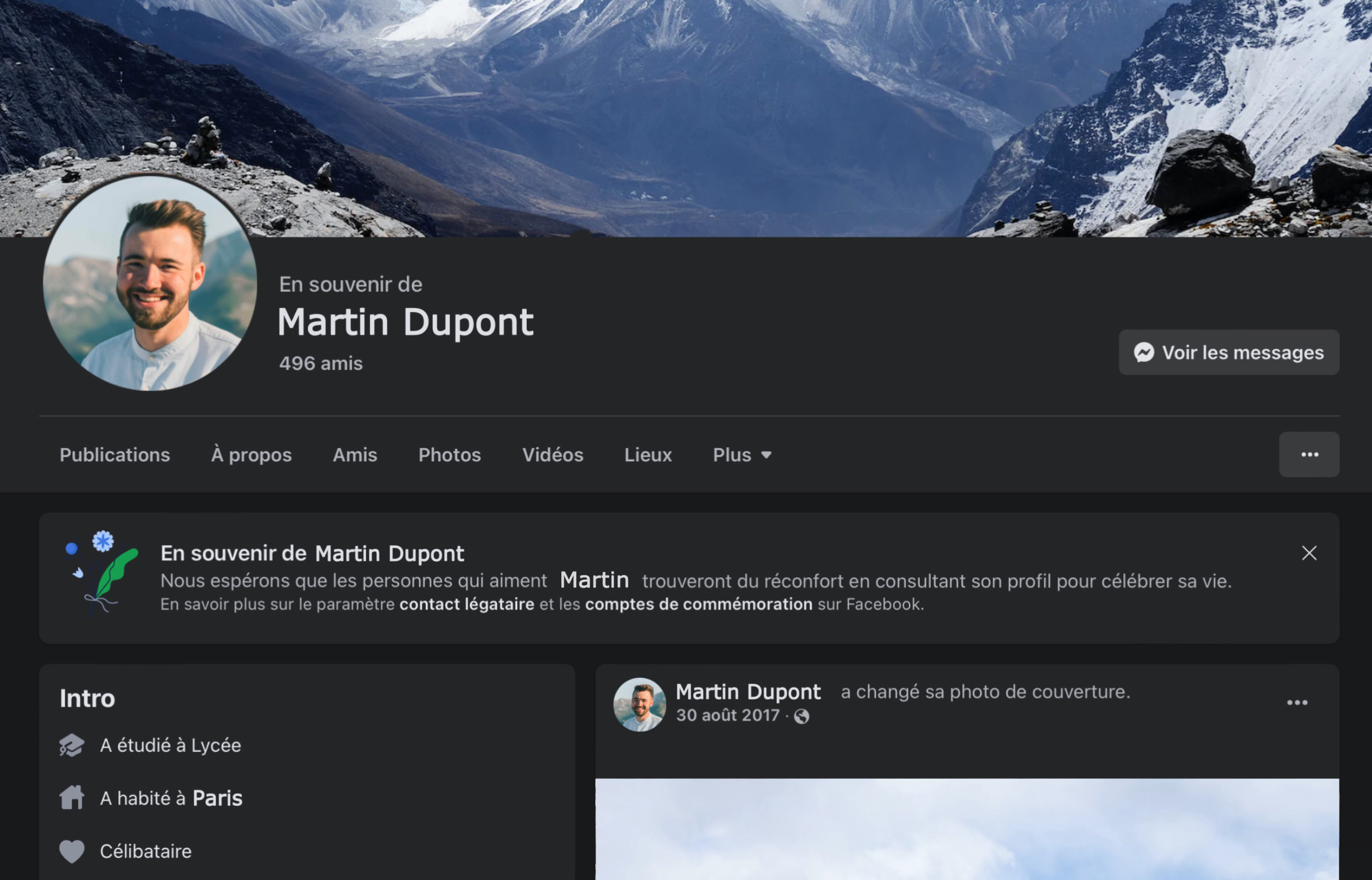 Compte commémoratif : une bonne alternative