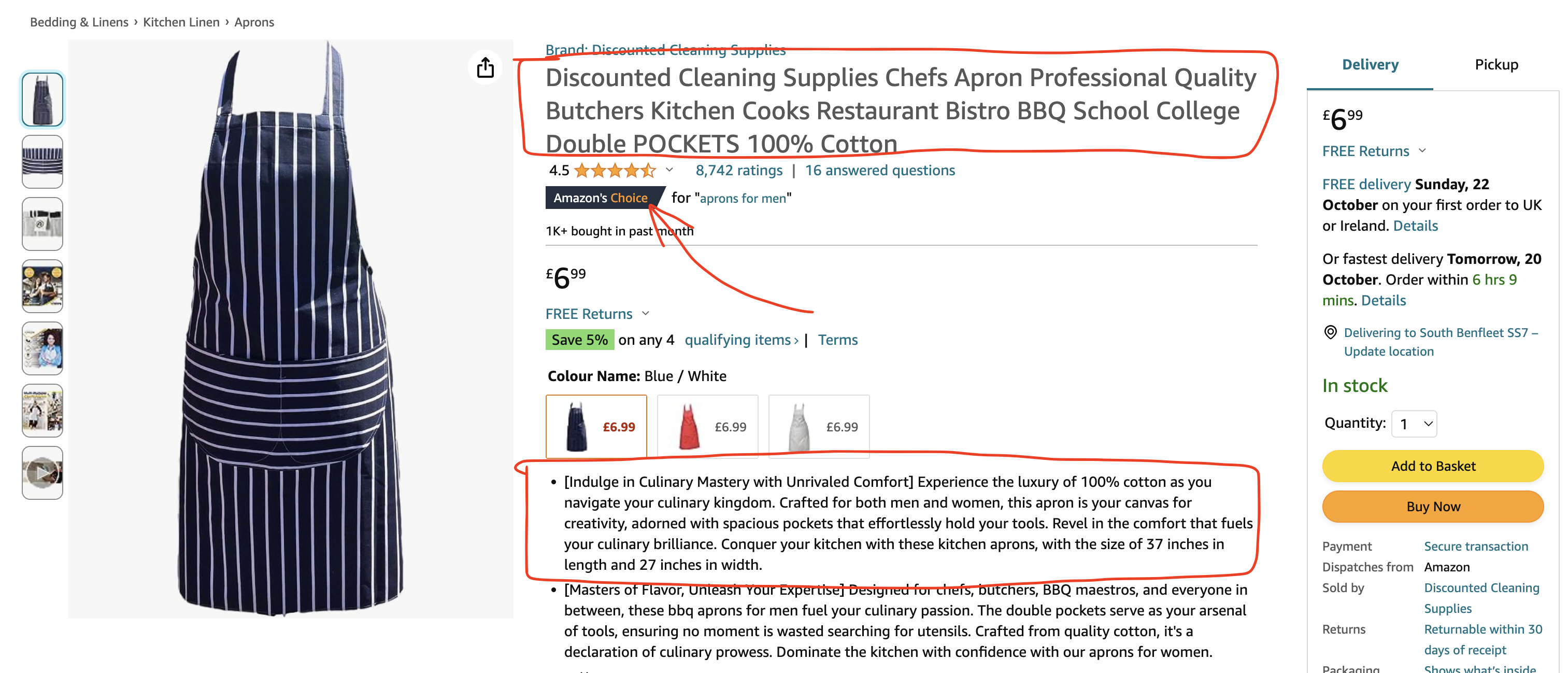 Optimised listing copy and EBC A+ content
