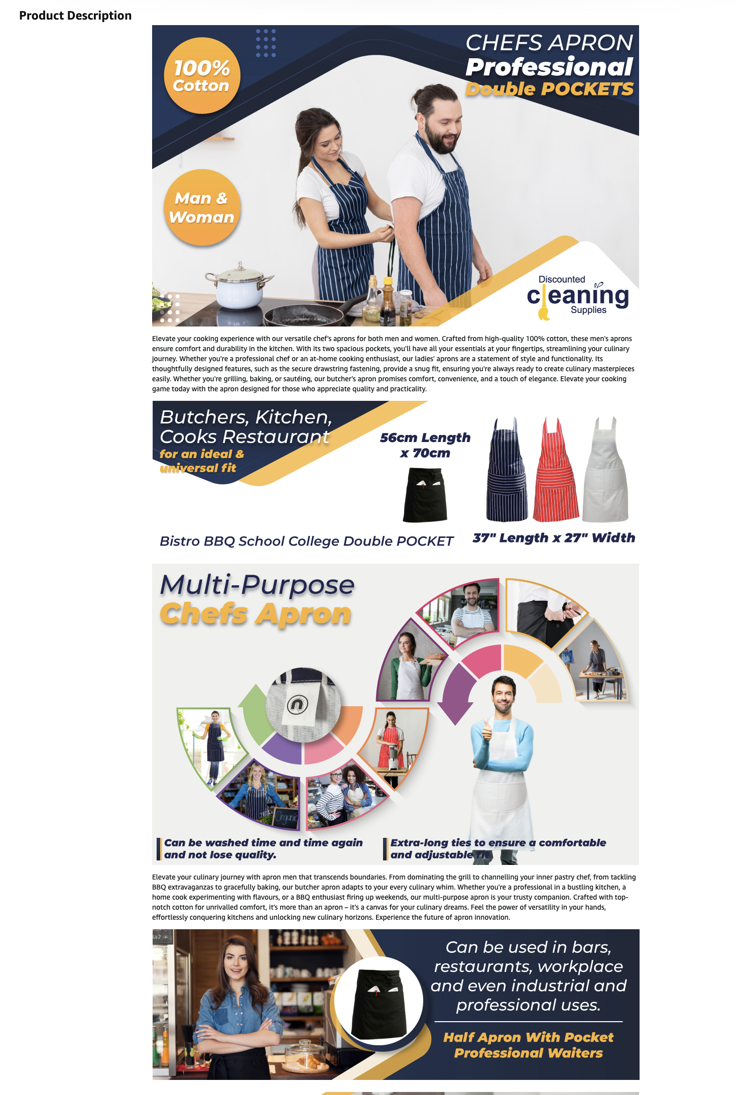 Fully optimised listing — right down to the EBC A+ content