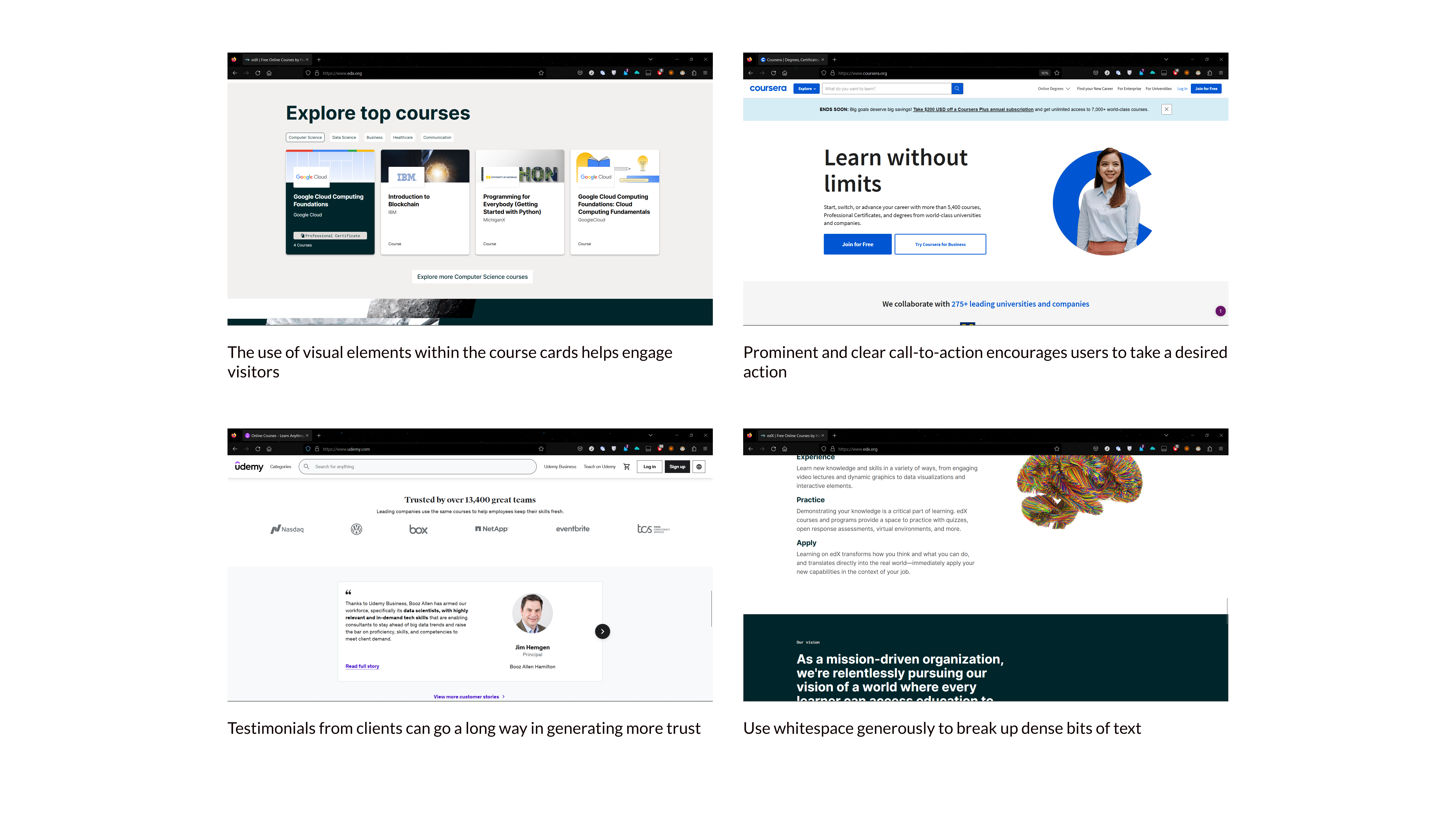 Analysis of different online course makers and providers