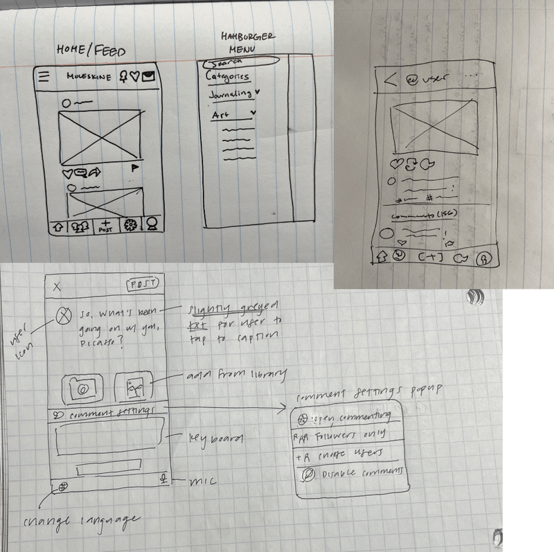 Moleskine Heritage Olafolio flow website template