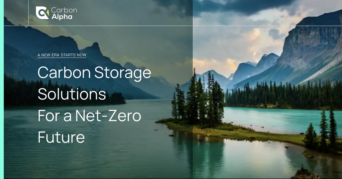 Carbon Alpha Carbon storage solutions for a netzero future