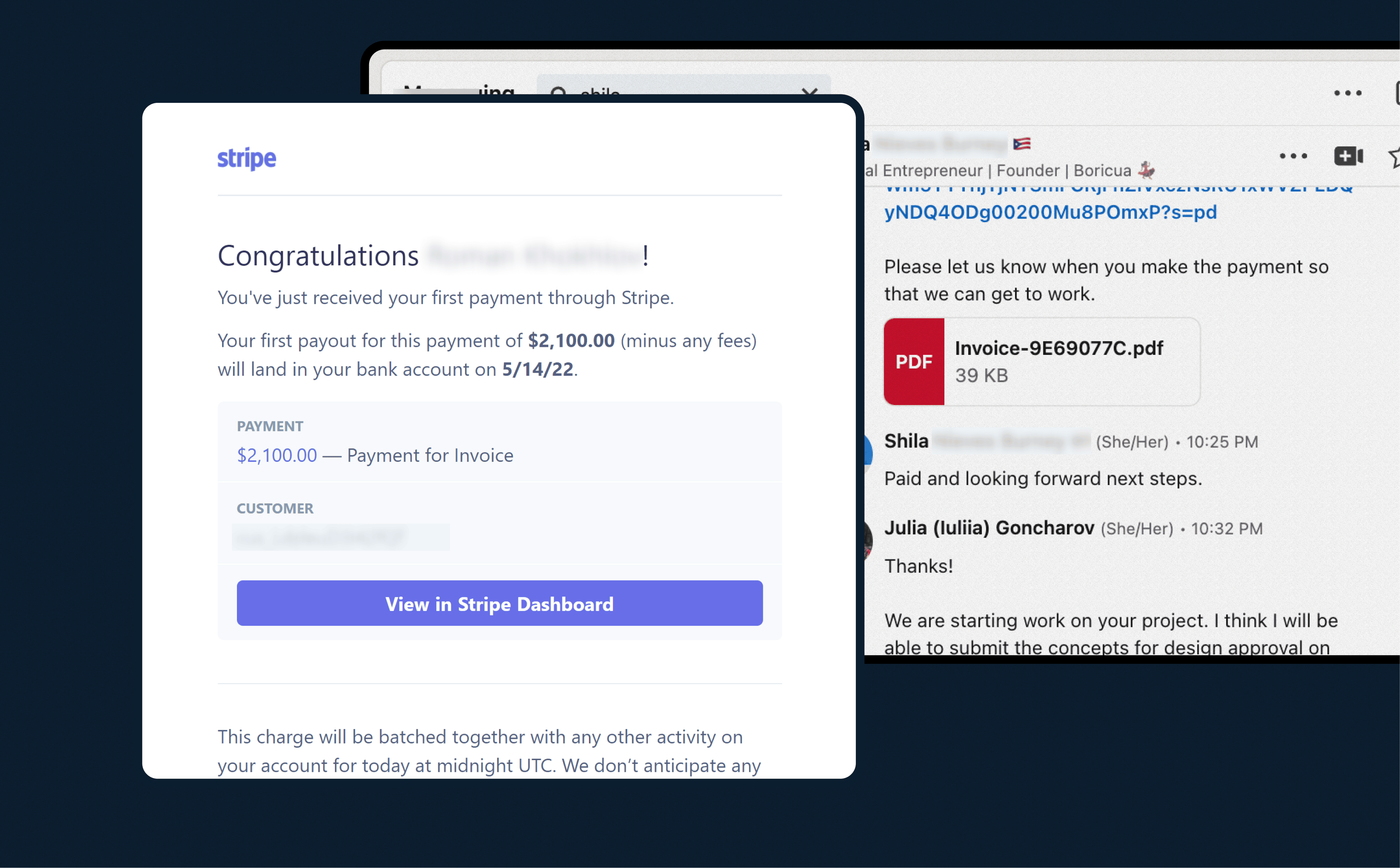 Tocoway.com First Payment
