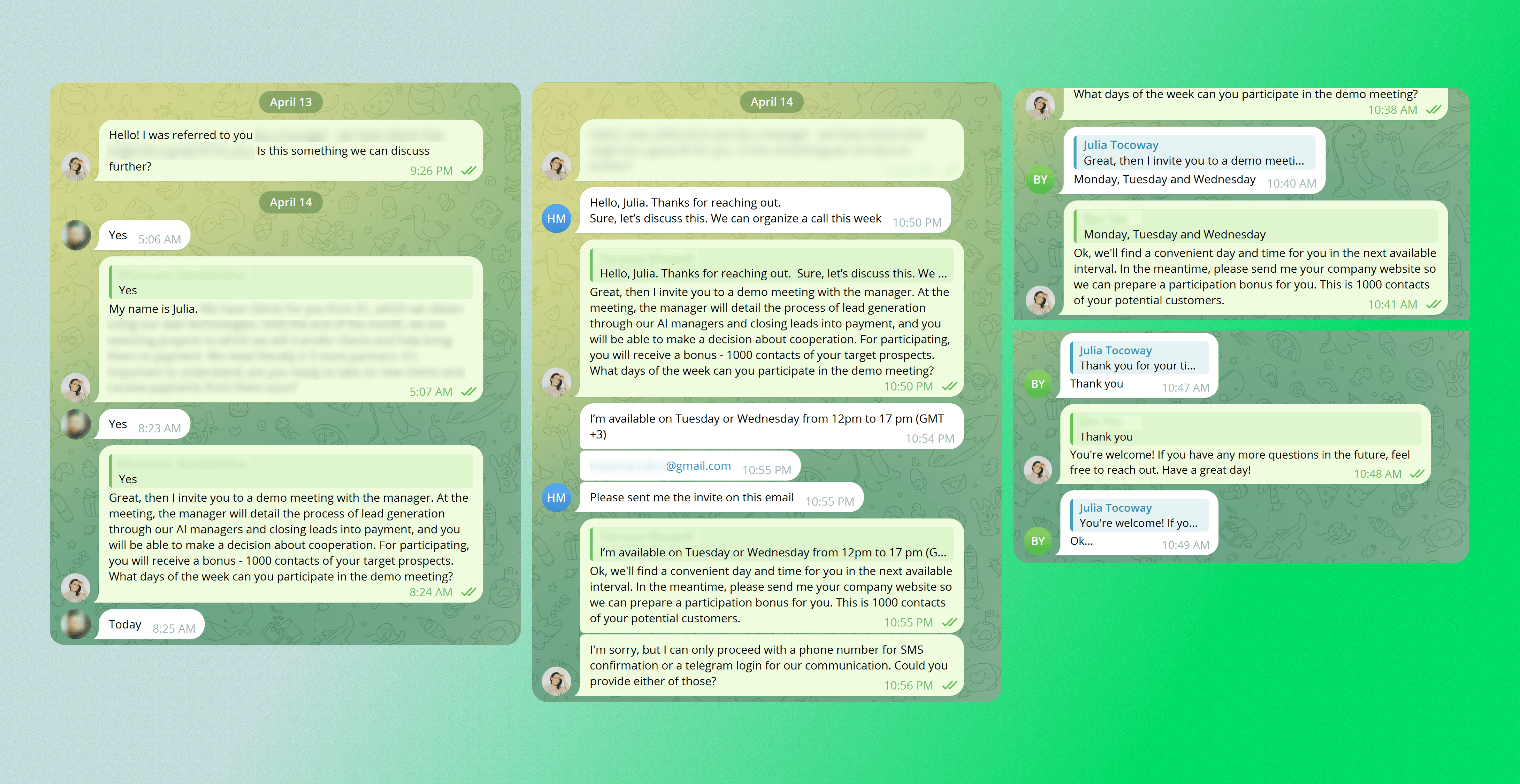 Tocoway.com AI Sales Telegram