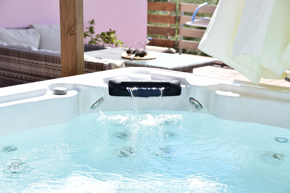 How much is too much cholorine in your hot tub?