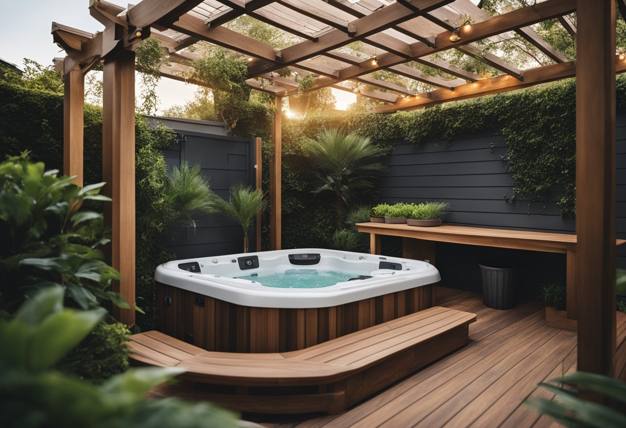 Hot tub surround ideas