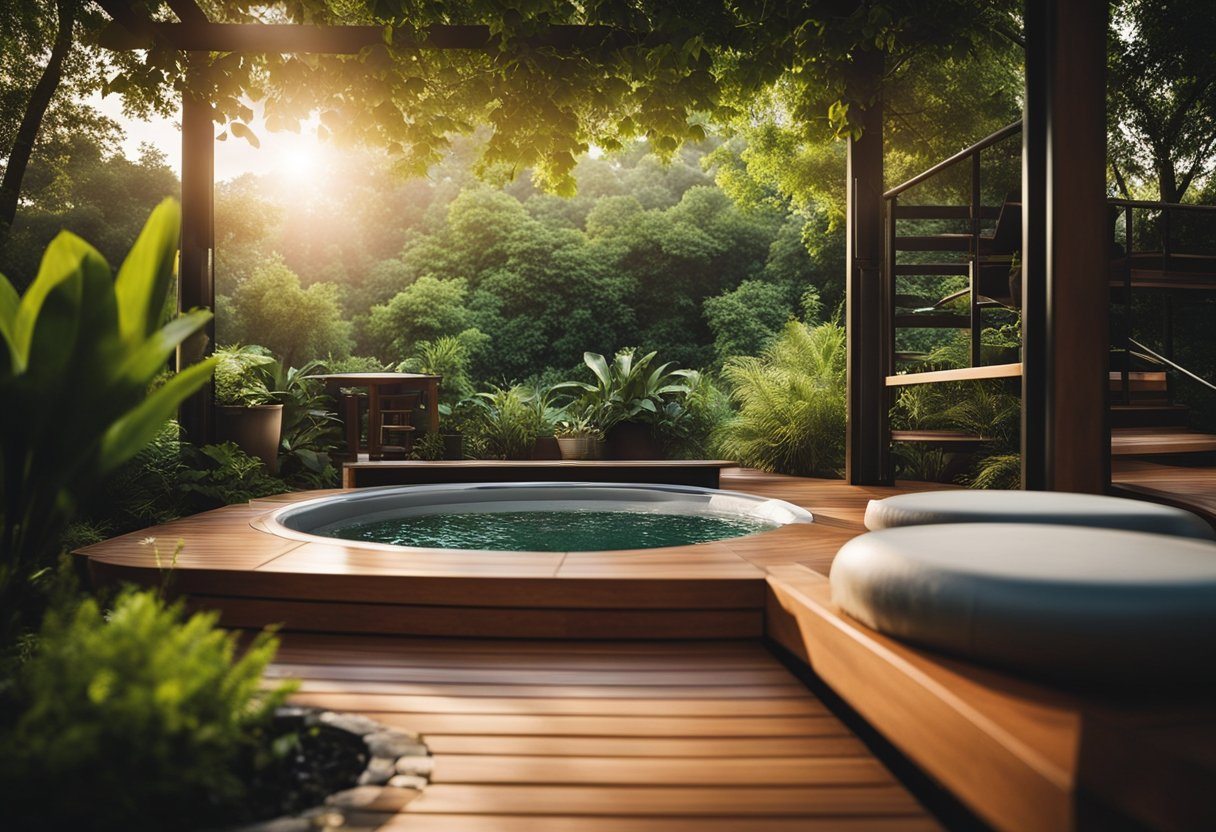 Design Ideas for Hot Tub Decks