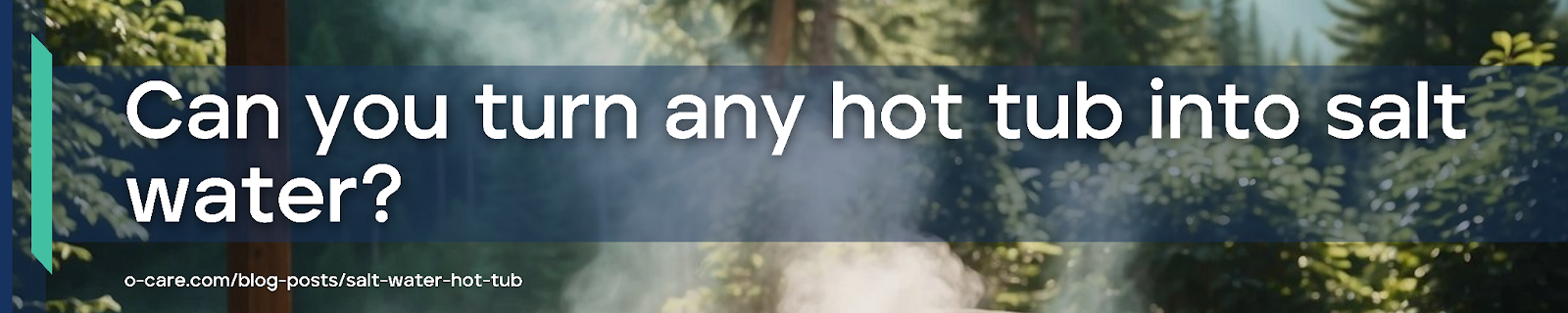 Can you turn any hot tub into salt water?