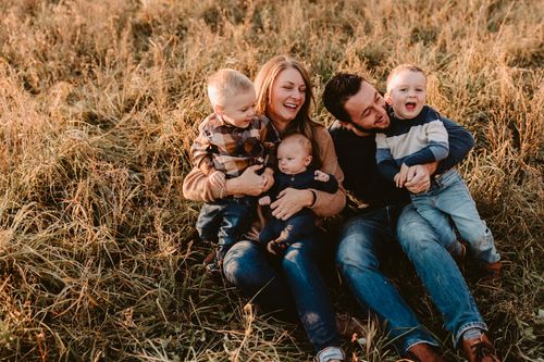 Mitch, Bailey, and the Cleary boys of Clear Home Wellness