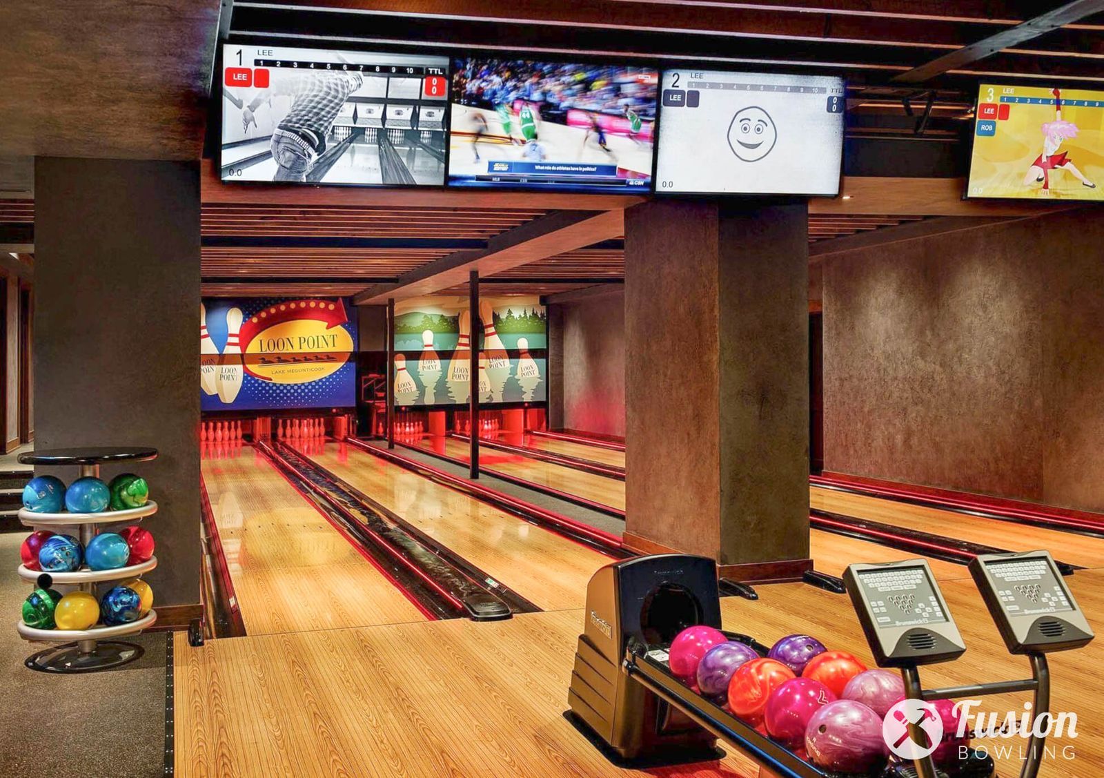 Lincolnville, Maine Bowling Alley Loon Point