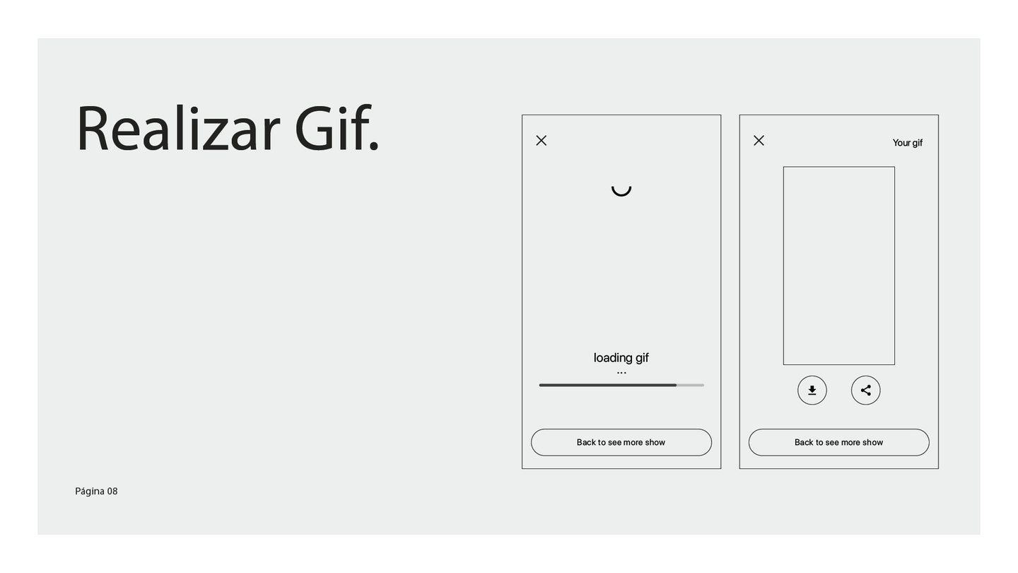 uShowApp WireFrames