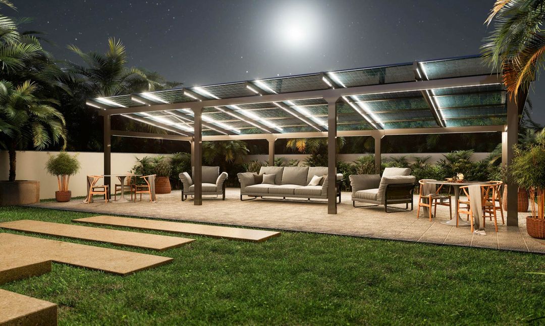 Solar Patio Roof
