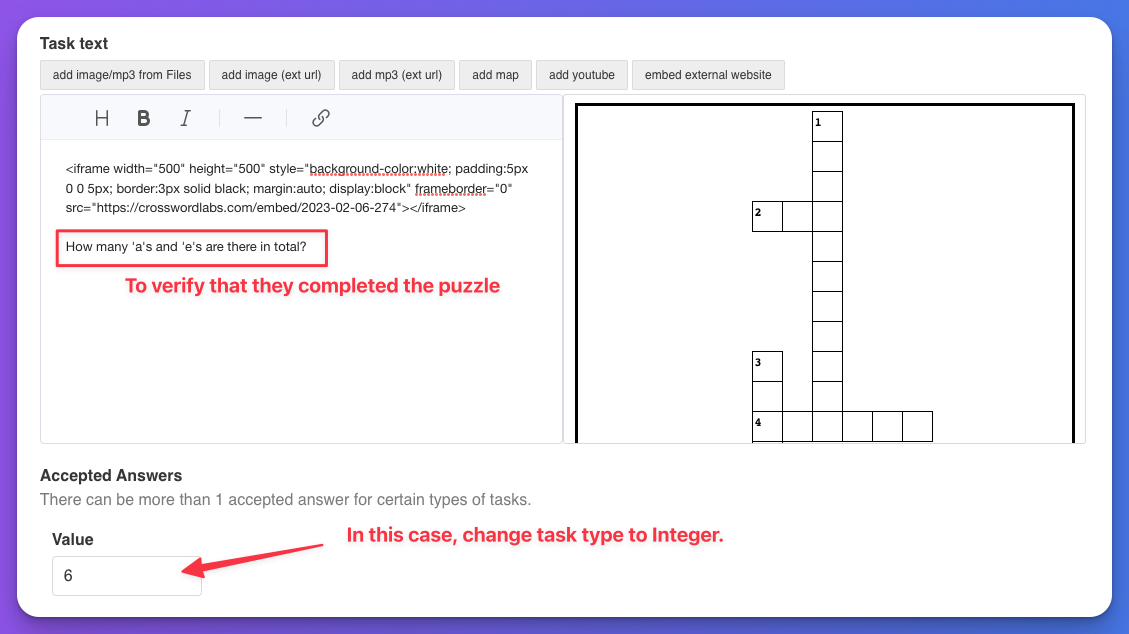 How to add crosswords, word search, jigsaw puzzles and more PlayTours