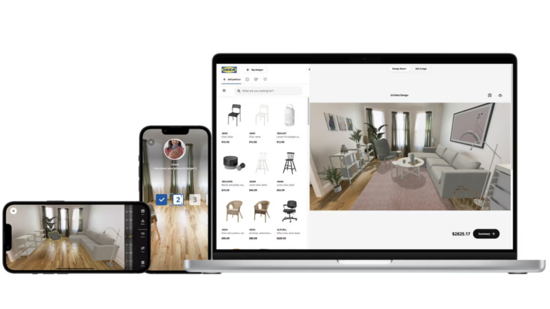 IKEA's Place to view furniture in 3D and true to scale in their own homes