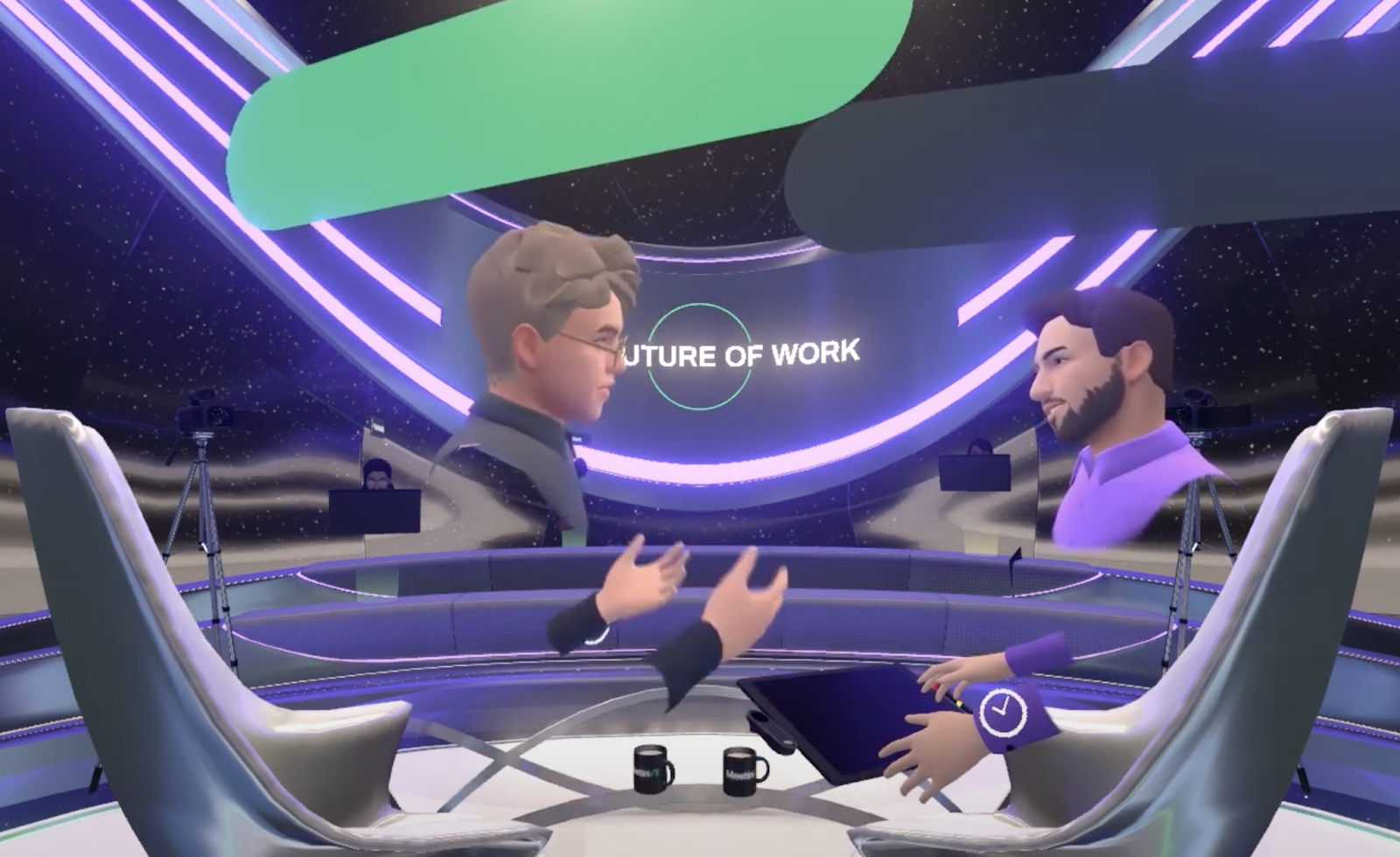 Personal 3D avatars for meetings