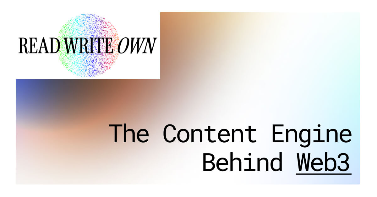 Content Marketing Services for 3 Read, Write, Own