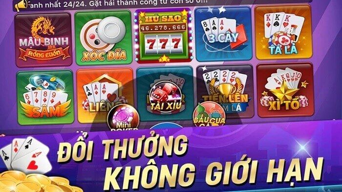 game bài đổi thưởng rút tiền mặt