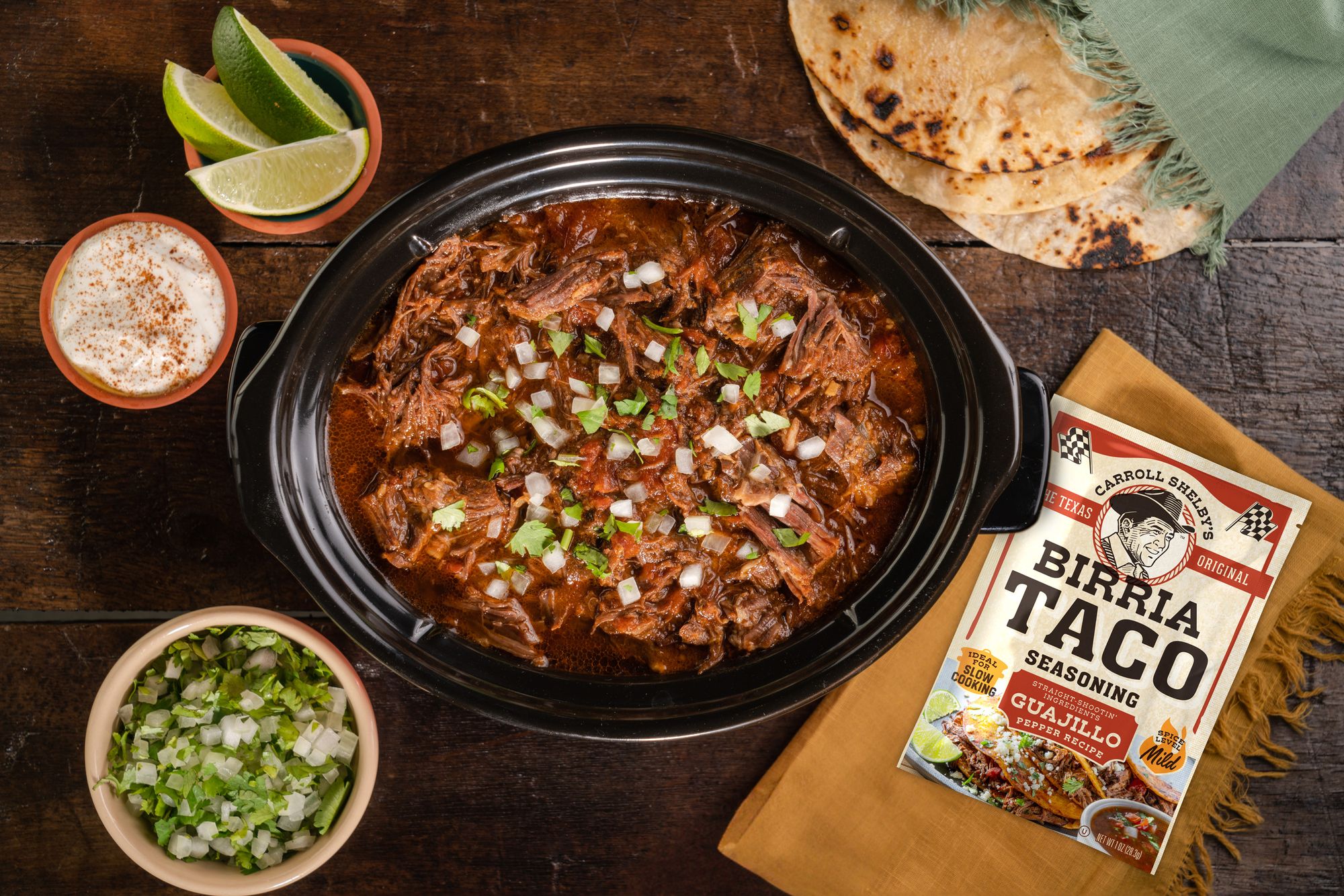 Birria Nachos Carroll Shelby’s Real Texas Taco Seasonings