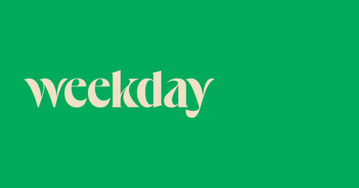 Weekday | Sydney-based design and branding agency