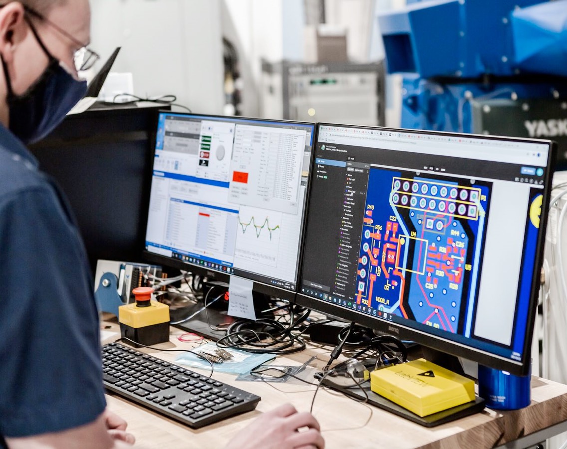 Exro's electrical engineering team quality assurance testing