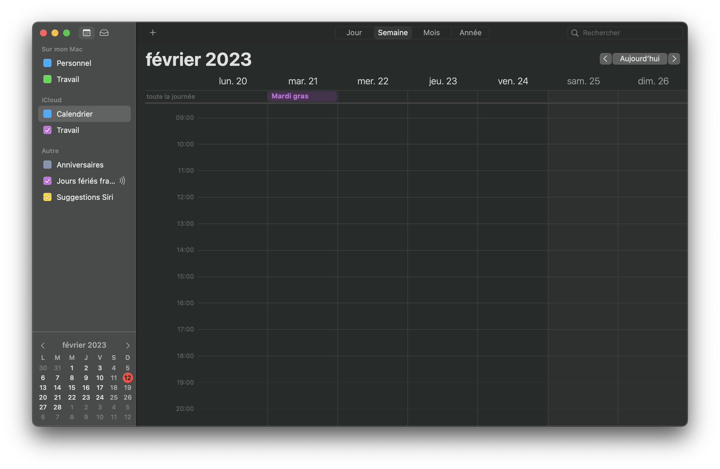 calendrier
