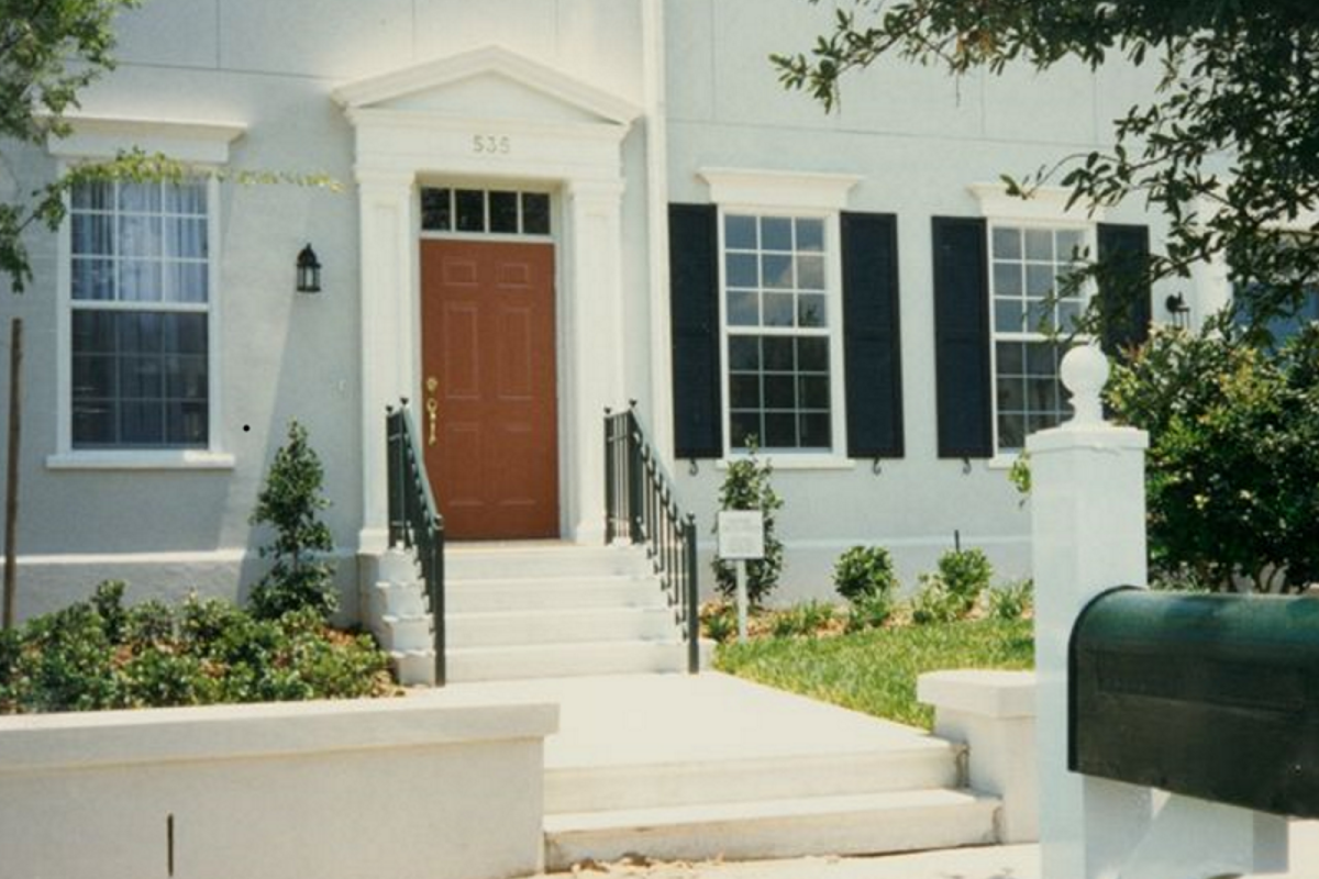 Precast Concrete Steps with Landing Leesburg Concrete