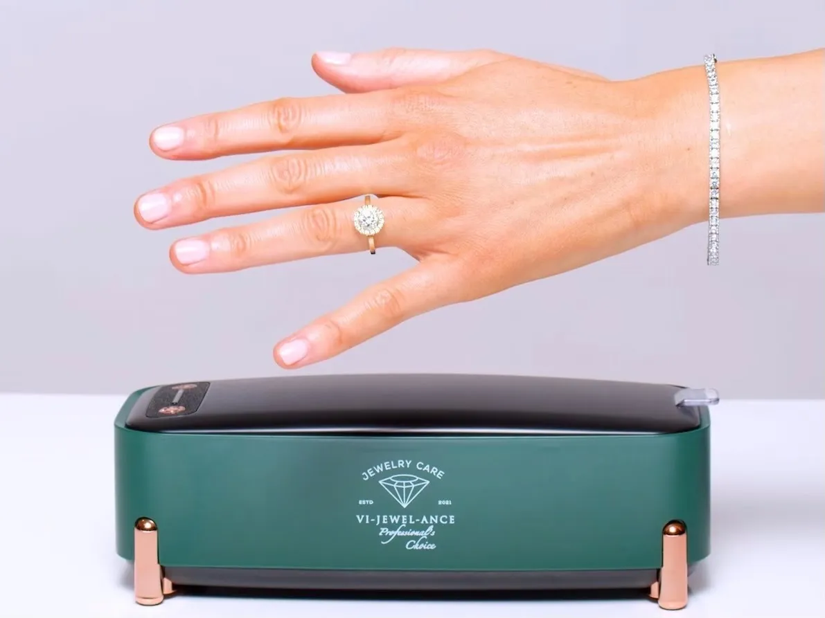 Ultrasonic Cleaner + UV Light Sanitizer Vijewelance