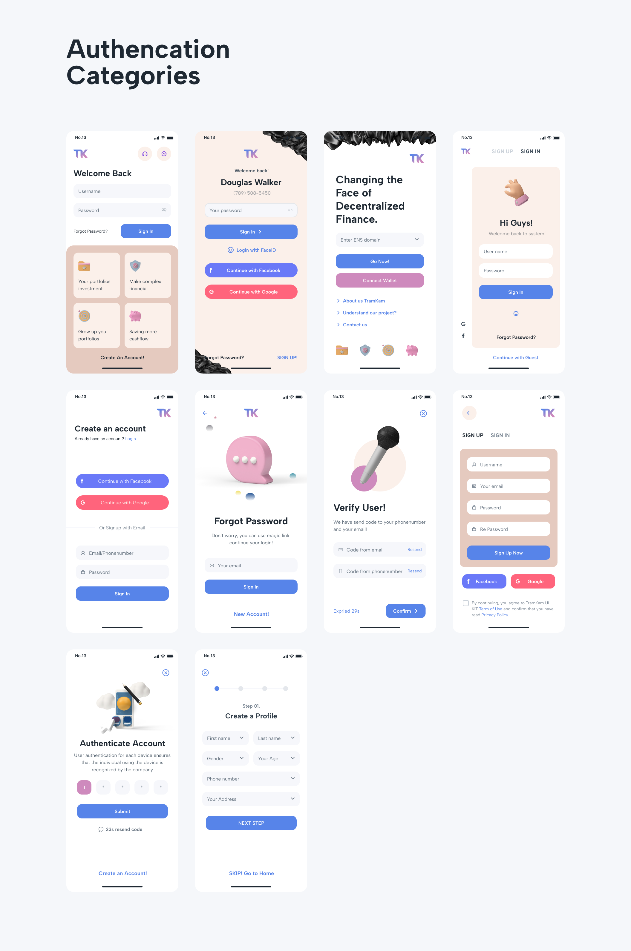 Tramkam 150+ Screens React Native EXPO - 5