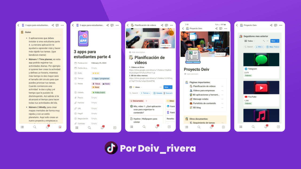 App para crear contenido