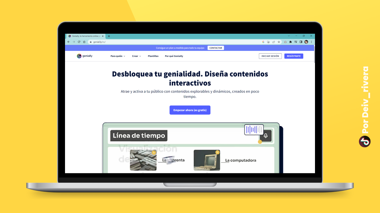 sitios web Genially