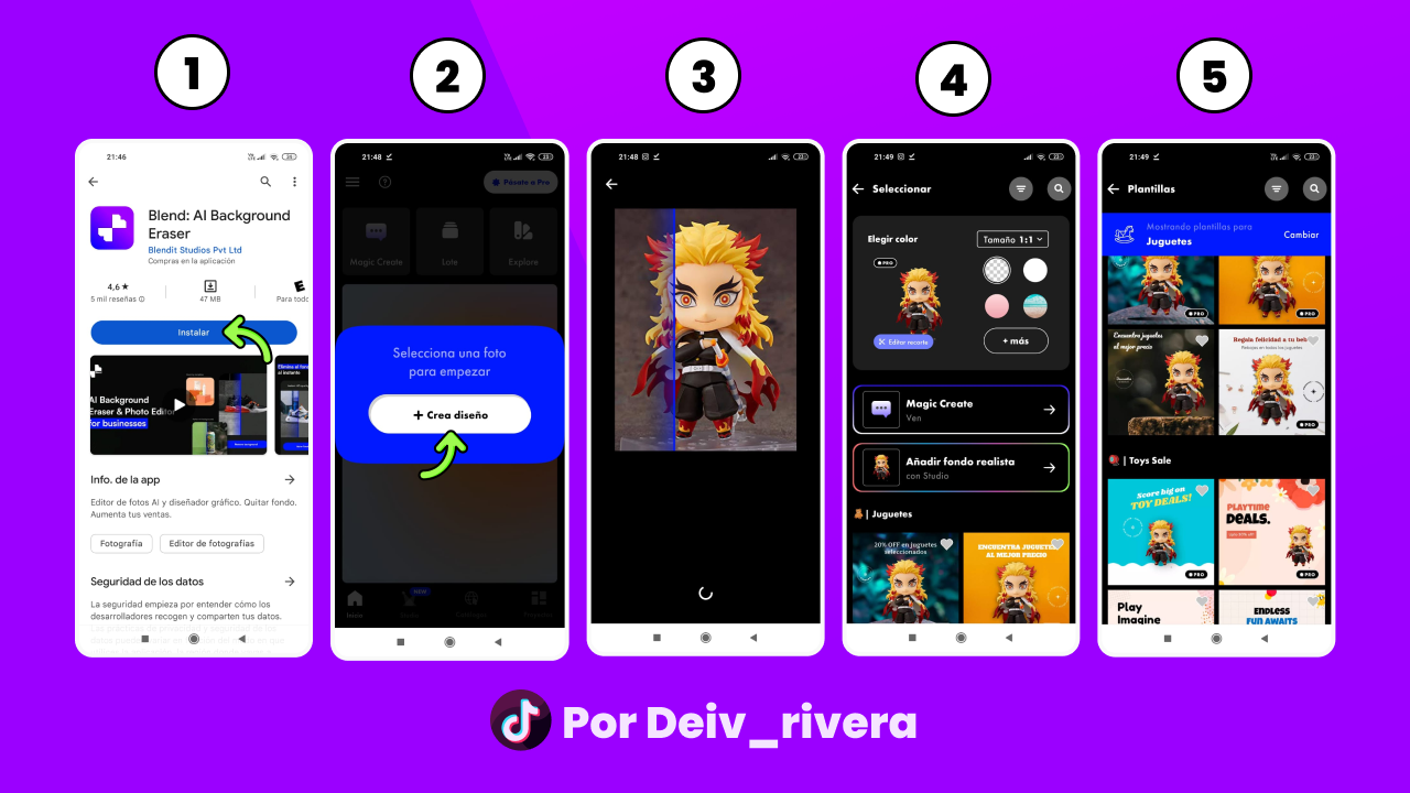 ¡Esta app crea Flyers con IA en 1 minuto!