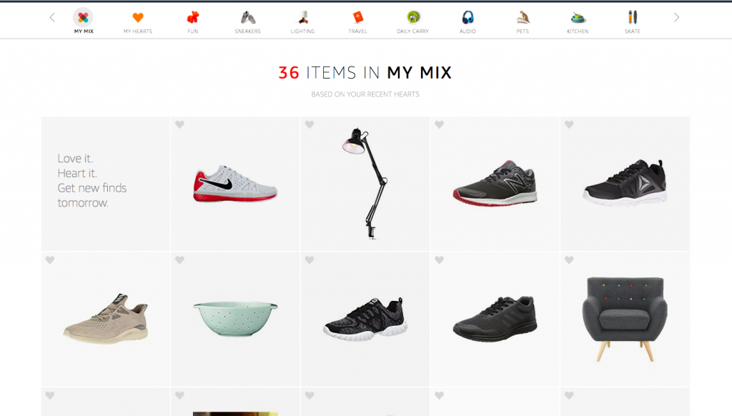 My mix from amazon