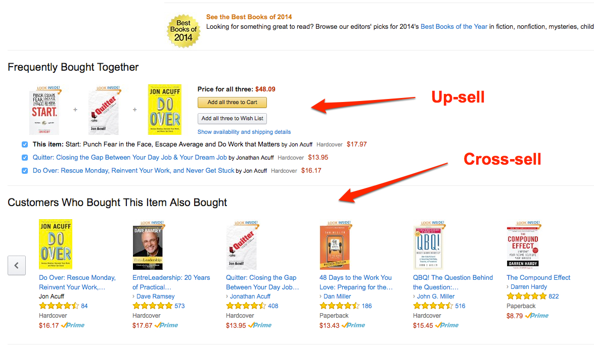 Cross-selling and Up-selling 