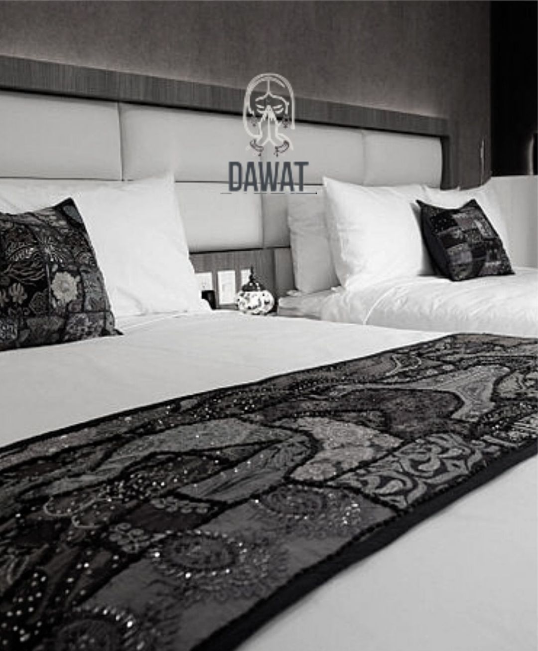 AMBERIS Bedloper, Duurzame Decoratieve Bed Sjaal voor Huis en Hotel