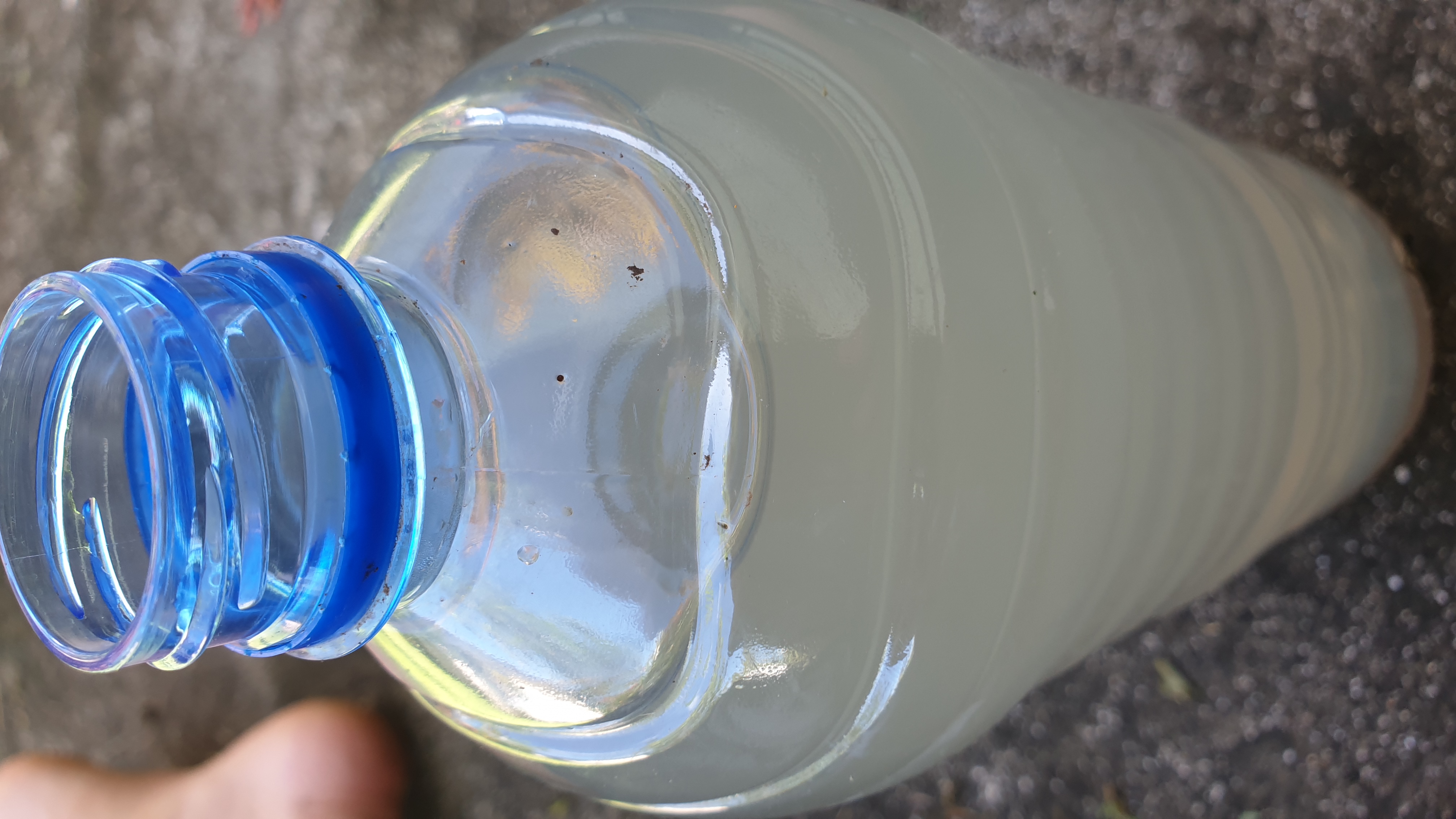 Water Bottle with Dirty Water