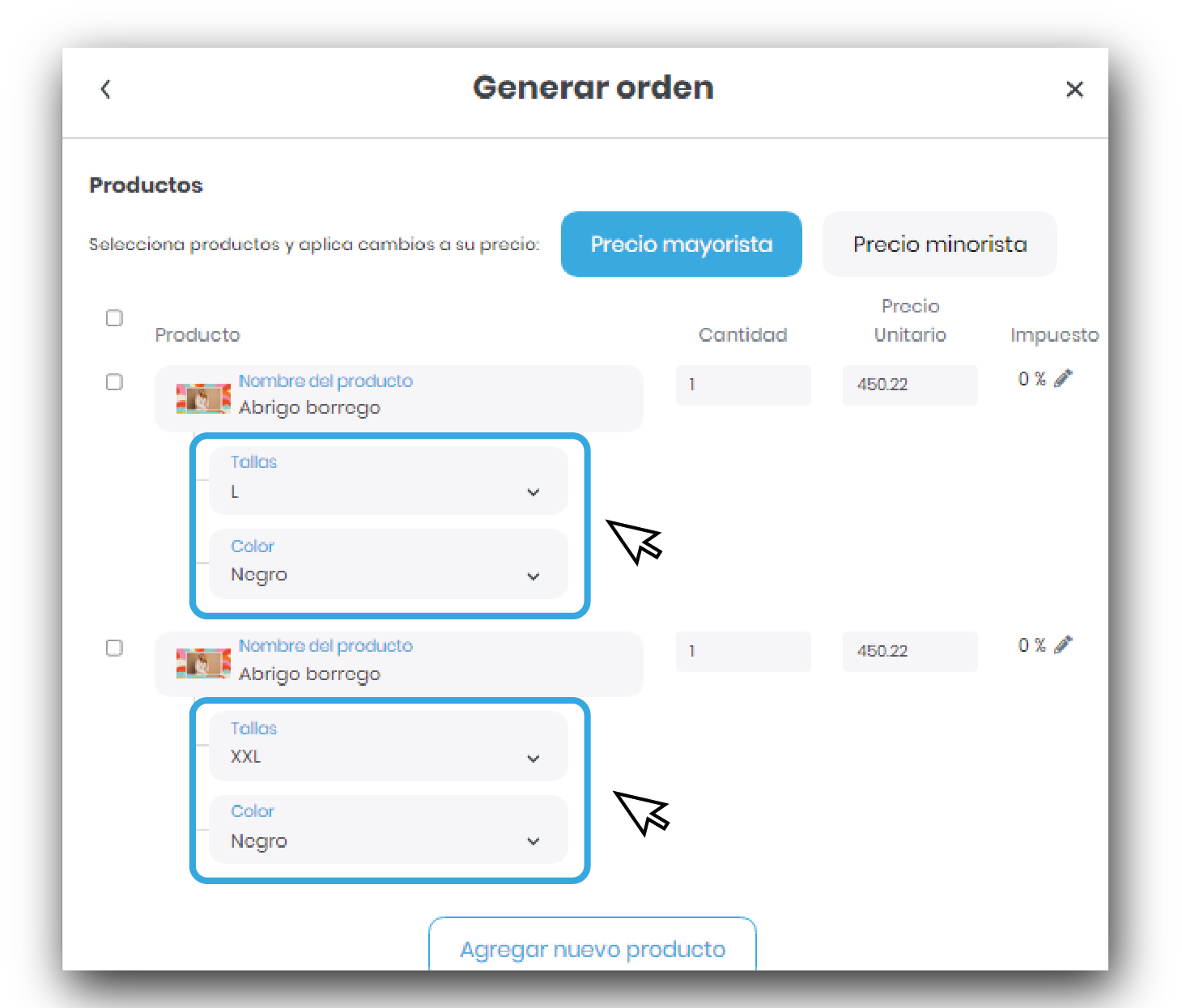 Nuevas Implementaciones enero 2024 1 Mismo producto, variables diferentes