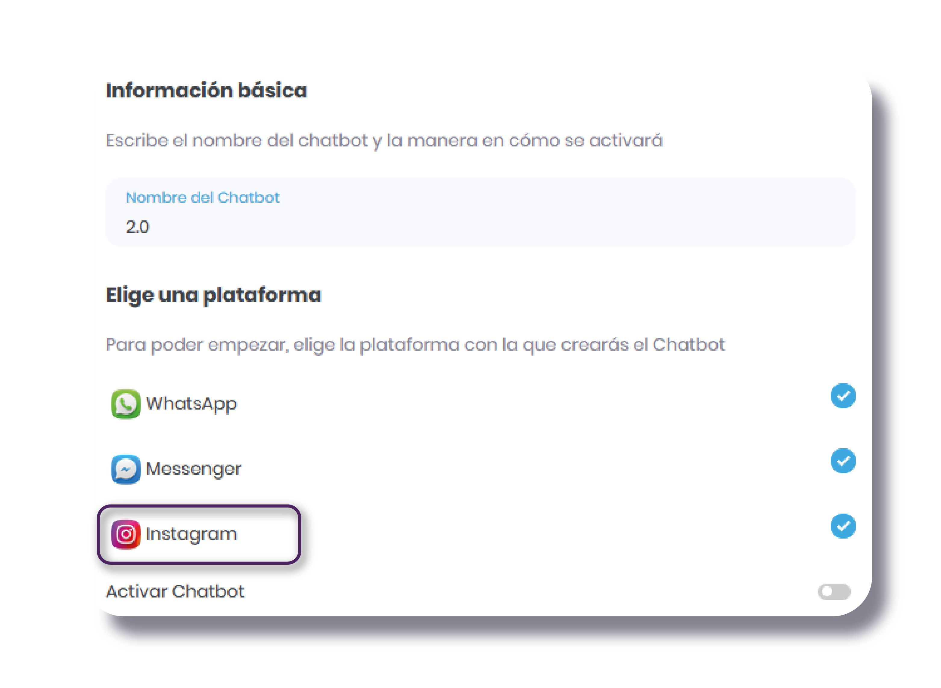 Nuevas Implementaciones febrero 2024 3 Video en chatbot para instagram