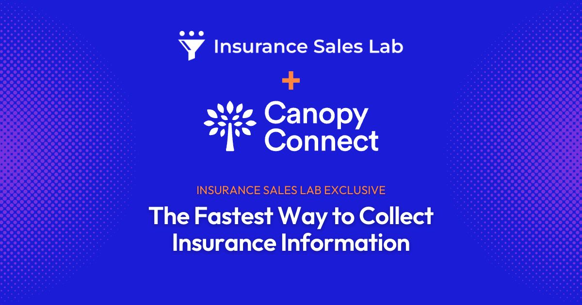 Insurance Sales Lab and Canopy Connect