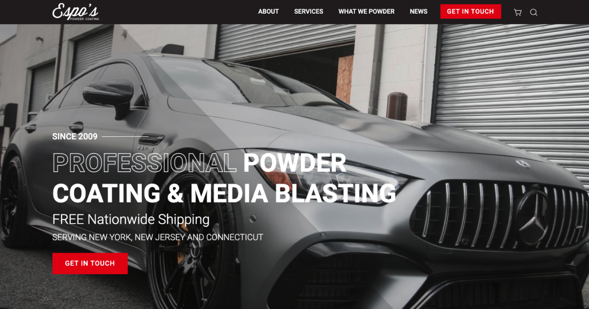 Professional Powder Coating NJ Espos Powder Coating