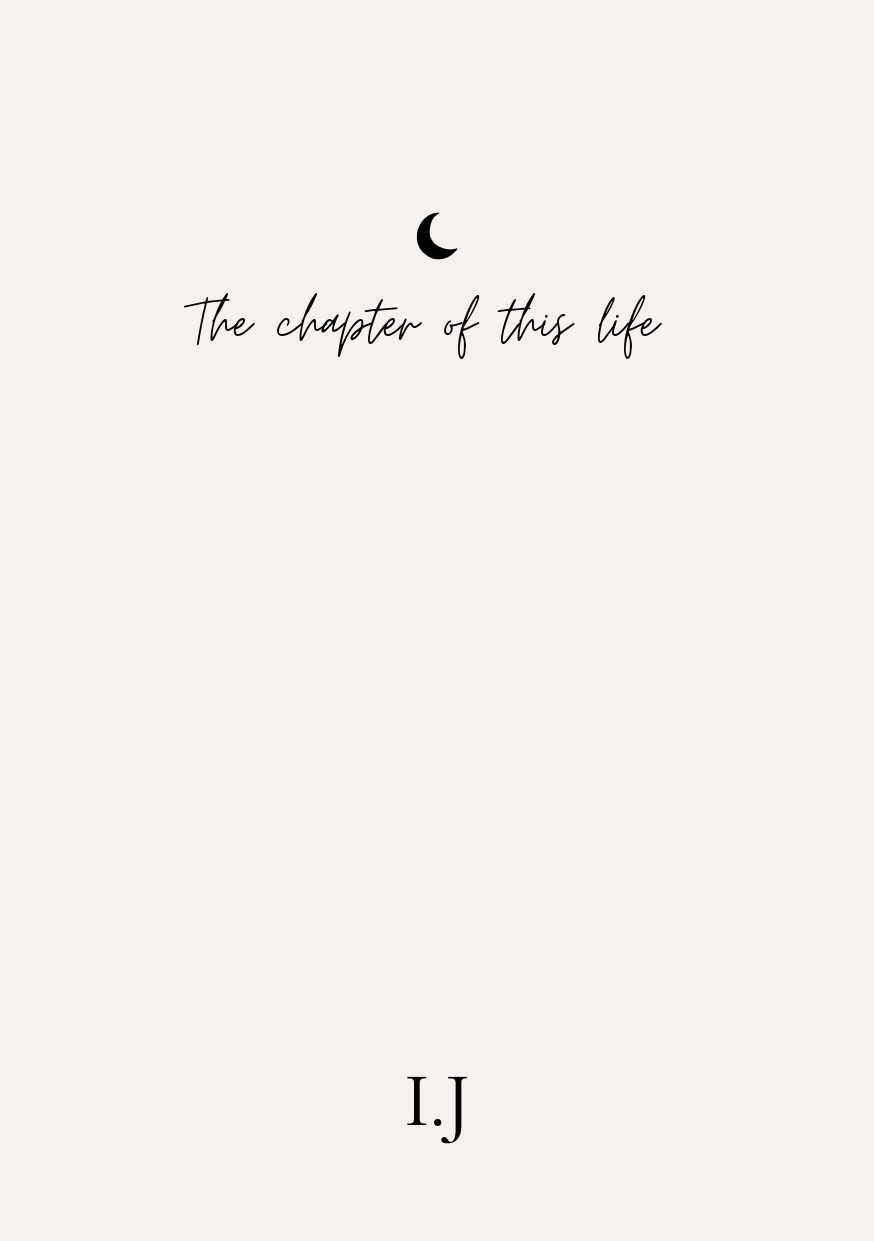 Ines Jasmine - The Chapter of this life